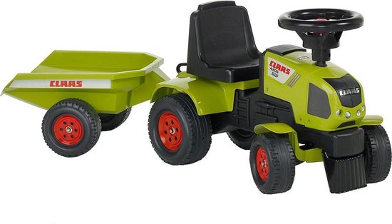 Falk Claas Axos Trekker Met Aanhanger - Groen