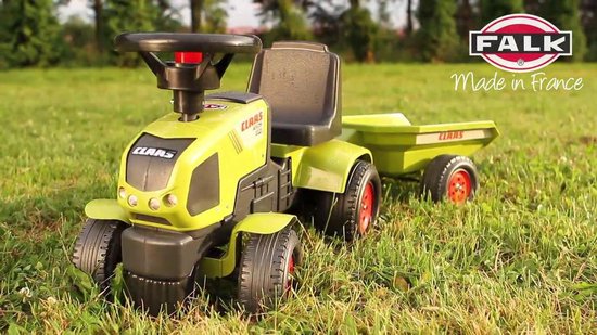 Falk Claas Axos Trekker Met Aanhanger - Groen