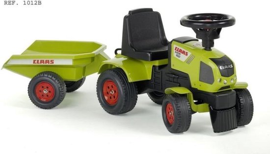 Falk Claas Axos Trekker Met Aanhanger - Groen