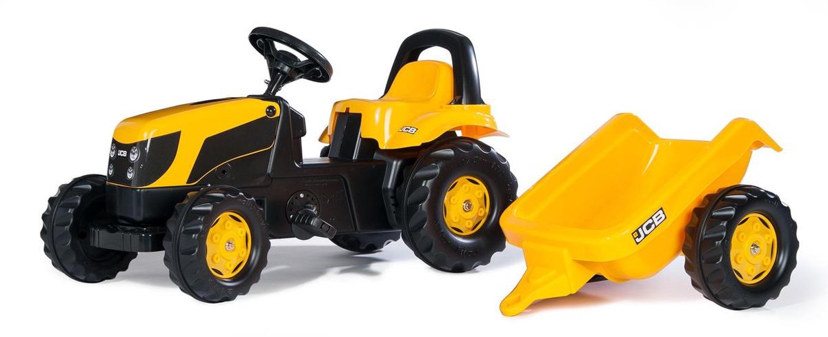Rolly Toys Traptractor Rollykid Jcb Junior - Geel