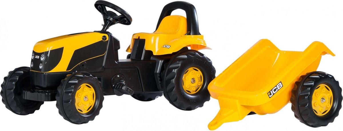 Rolly Toys Traptractor Rollykid Jcb Junior - Geel