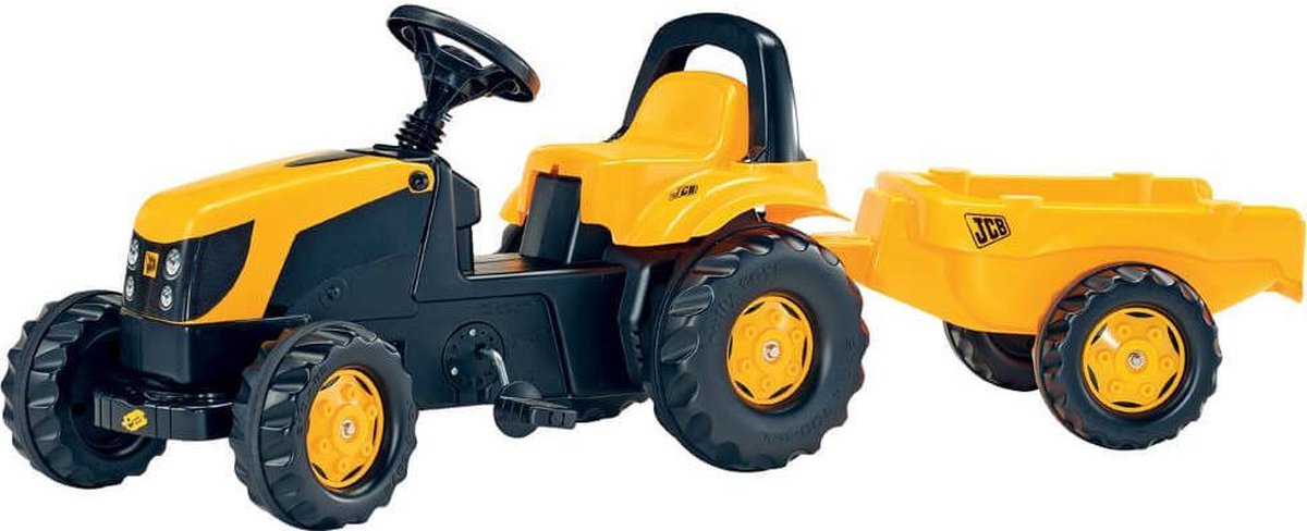 Rolly Toys Traptractor Rollykid Jcb Junior - Geel