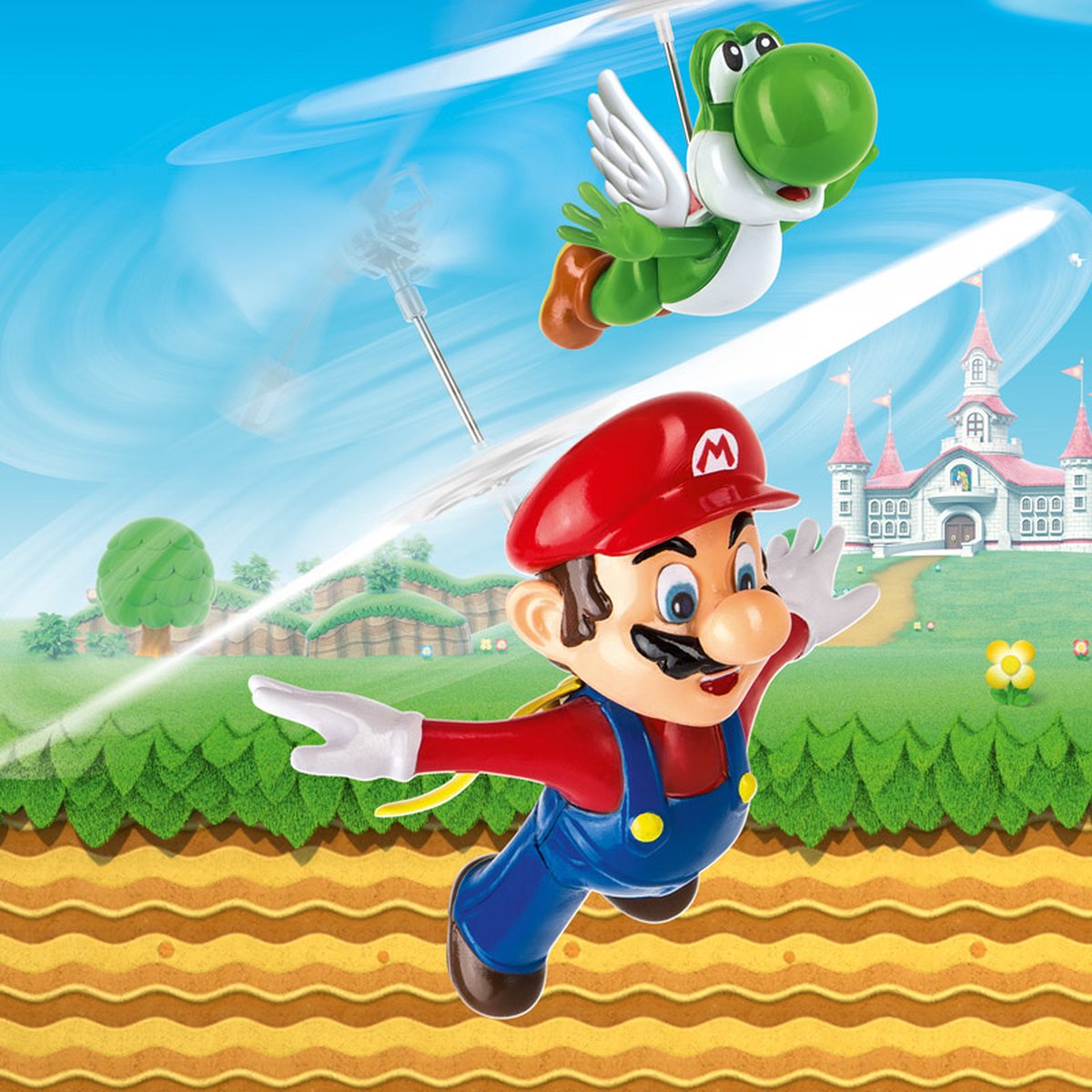 Carrera Go! Super Mario World Op Afstand Bestuurbare Vliegende Mario - Rood