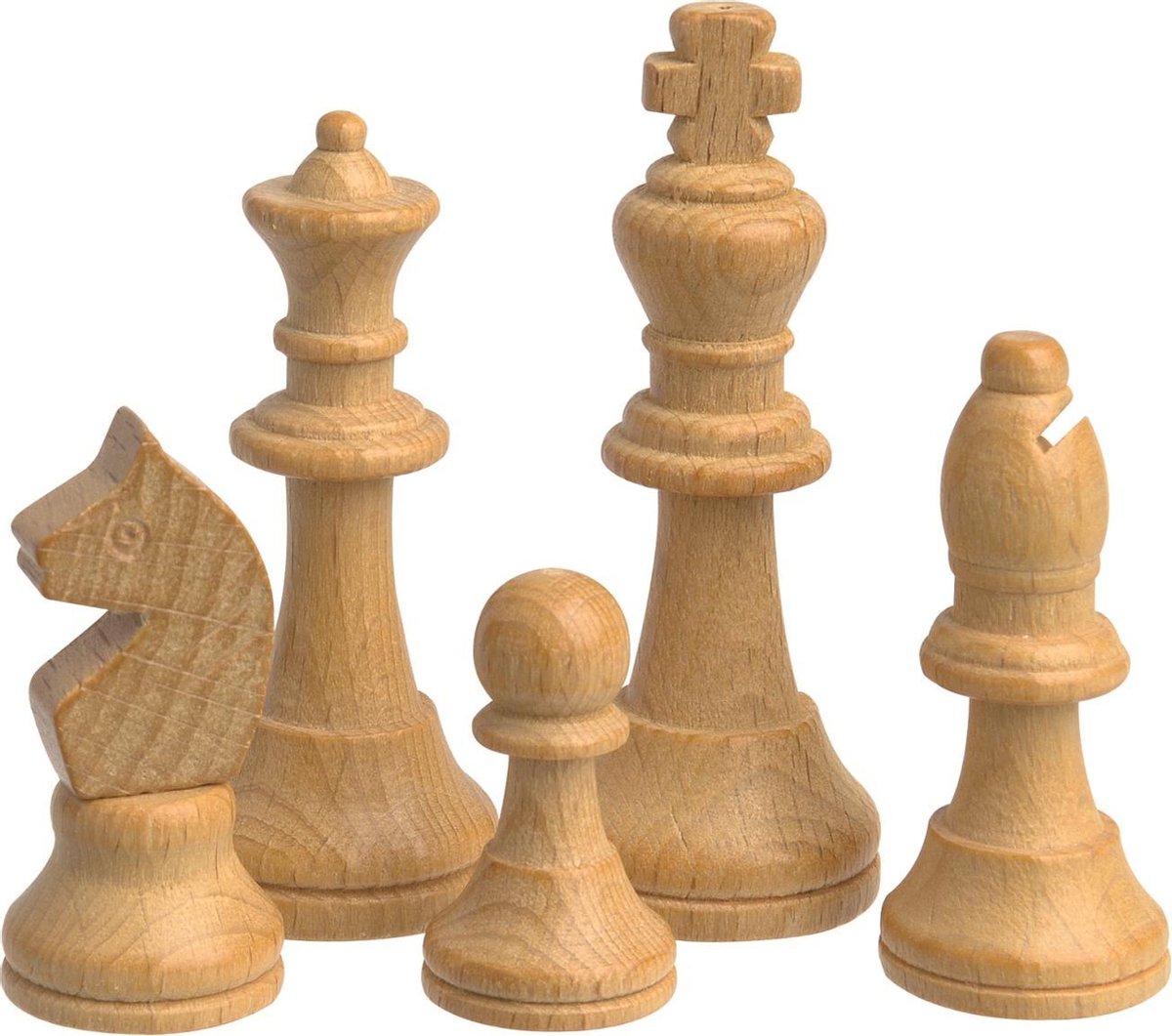 Jumbo Schaakspel Hout 34-delig - Zwart
