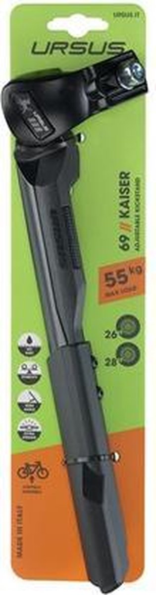Ursus Standaard Enkel Kaiser E-bike Aluminium 26-28 Inch 29mm - Zwart