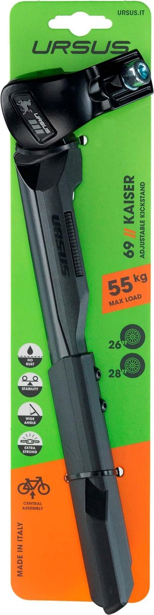 Ursus Standaard Enkel Kaiser E-bike Aluminium 26-28 Inch 29mm - Zwart