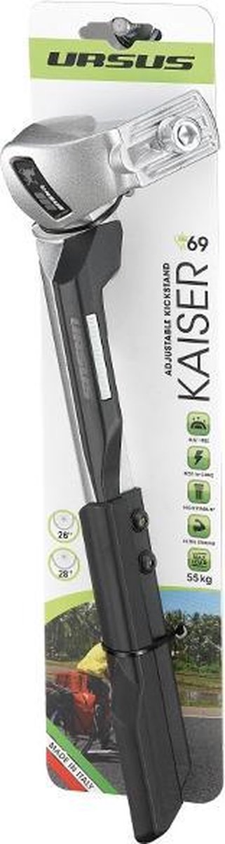 Ursus Standaard Enkel Kaiser E-bike Aluminium 26-28 Inch 29mm Zilver - Silver