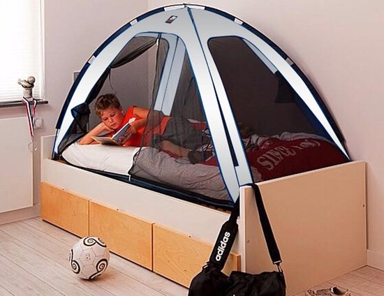 Deryan Bedtent Donker 70 X 150 Cm - Blauw