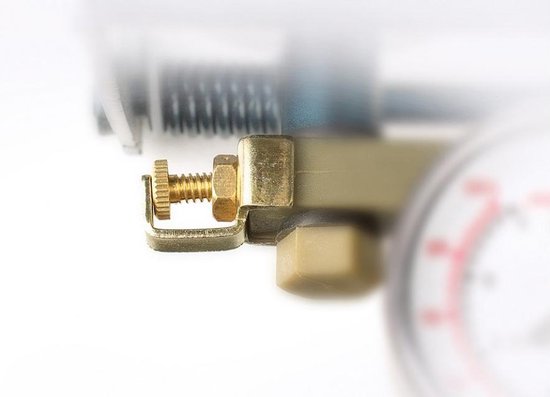 SKS Voetpomp Twin Air Met Drukmeter - Blauw