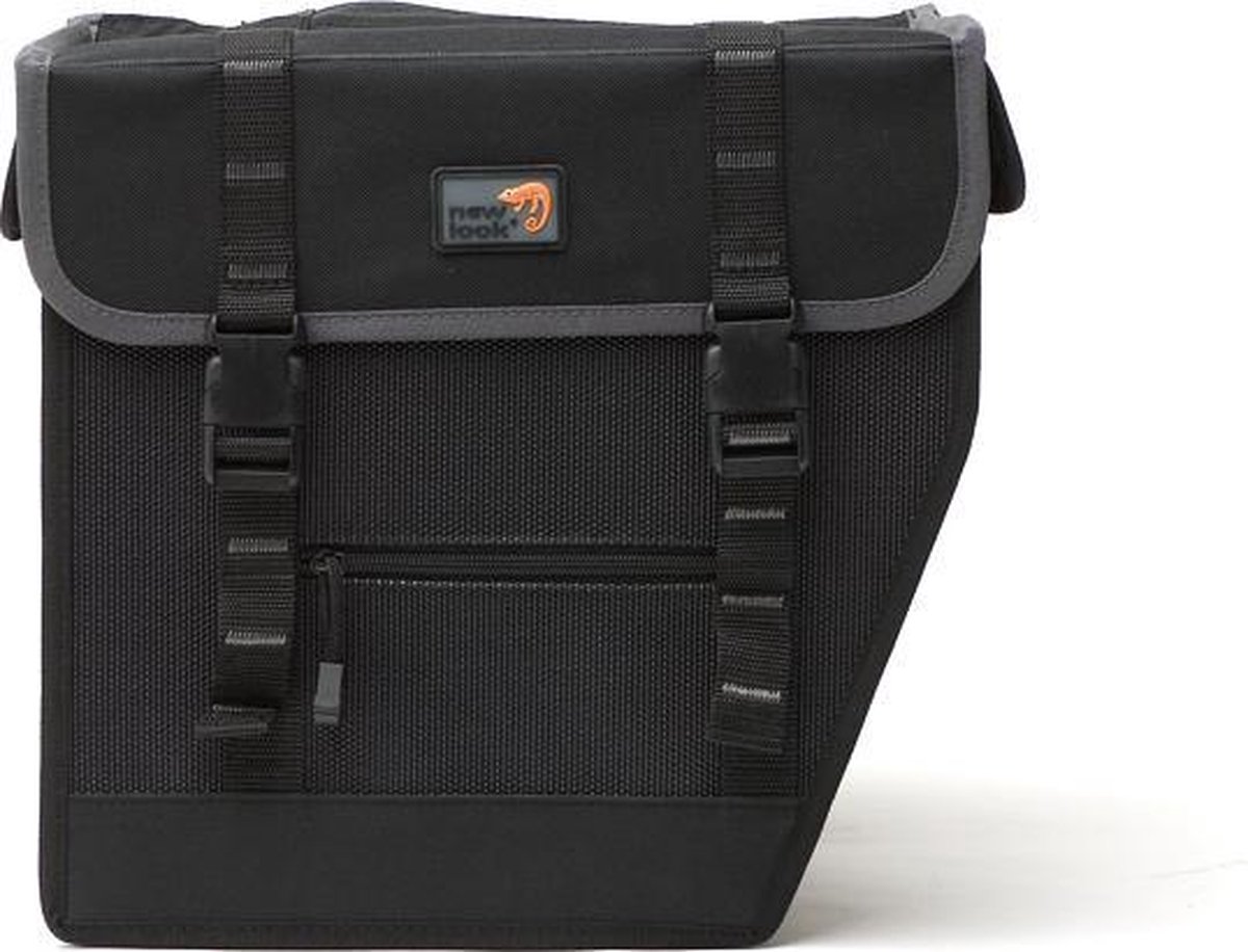 New Looxs Dubbele Fietstas Superior 27l - Zwart