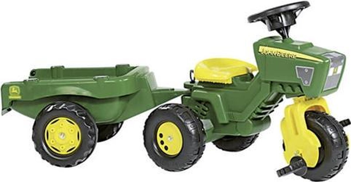 Rolly Toys Driewieler Tractor Johndeere - Groen