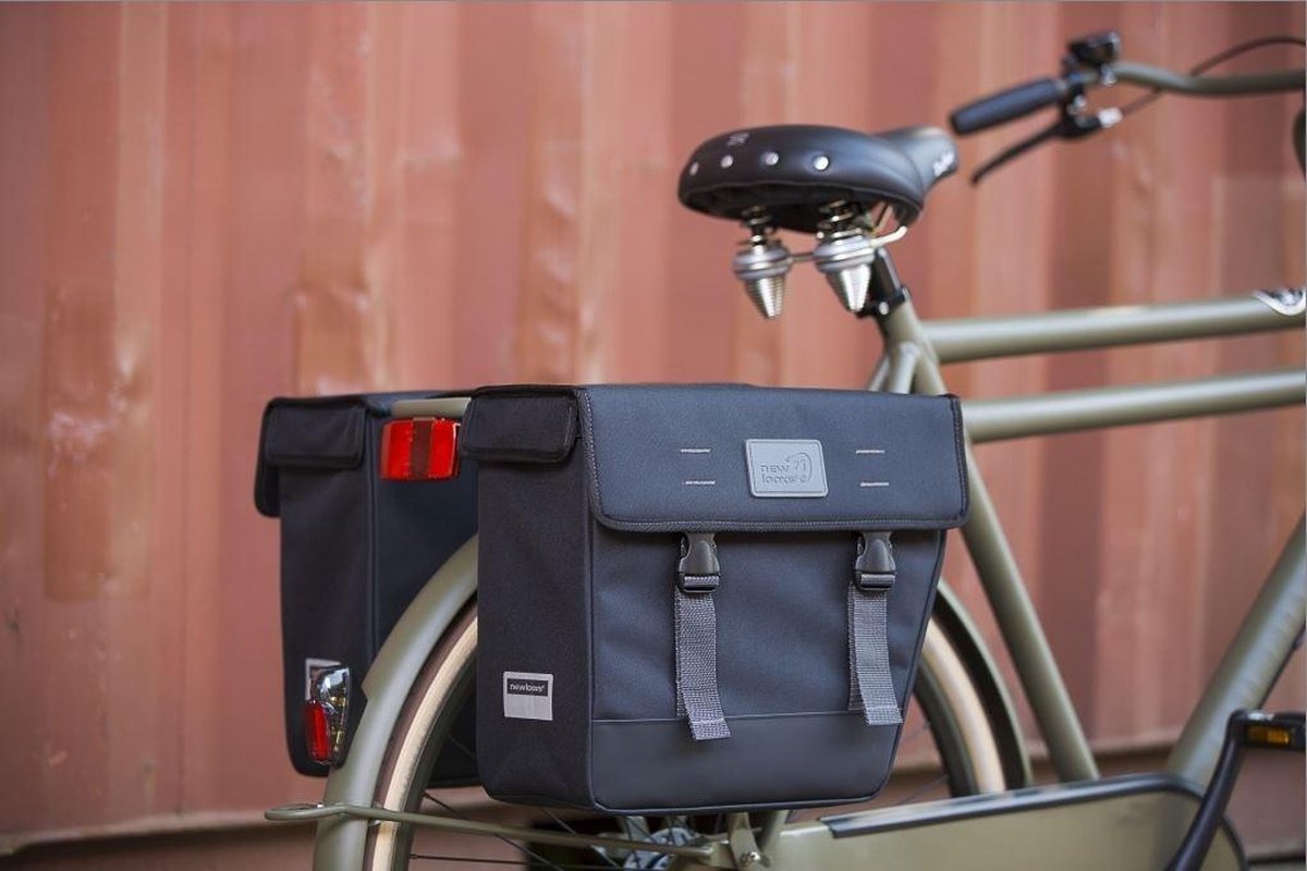 New Looxs Dubbele Fietstas Hybride Origin 33l - Zwart