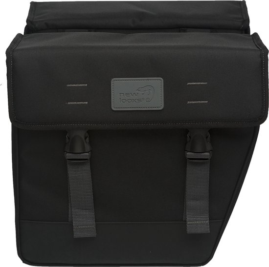 New Looxs Dubbele Fietstas Hybride Origin 33l - Zwart