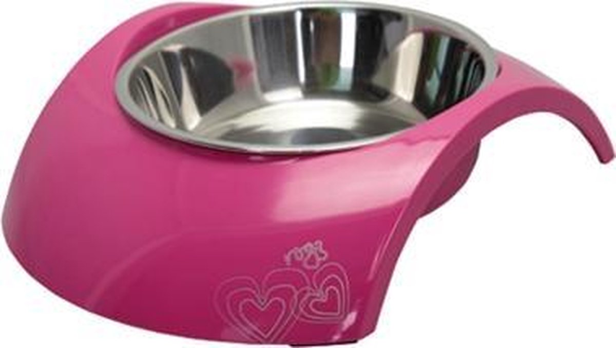 Rogz Drinkbak en Voerbak Luna - Roze