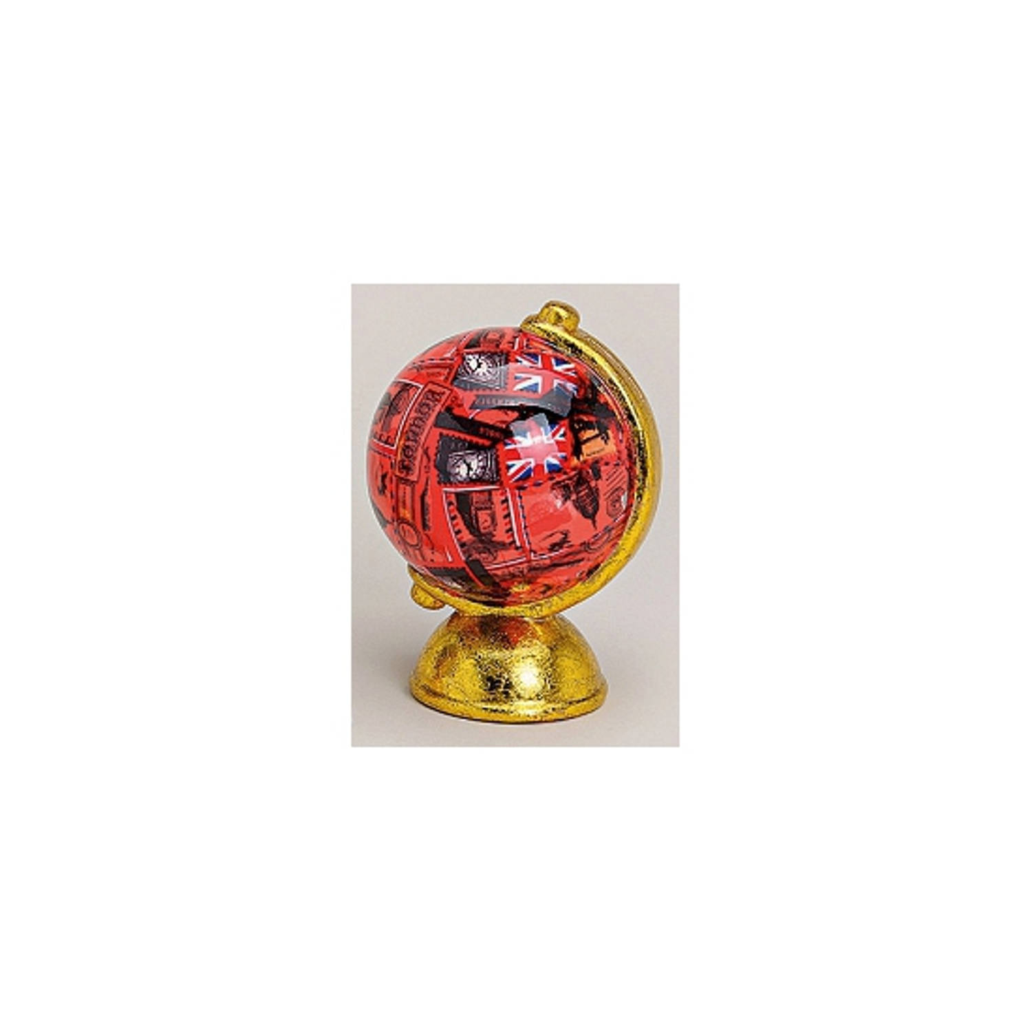 Spaarpot Rode Globe - Rood