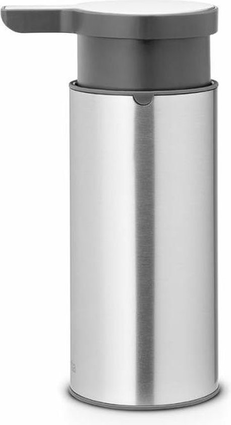 Brabantia Zeeppomp 200 Ml - Matt Steel Fingerprint Proof - Silver