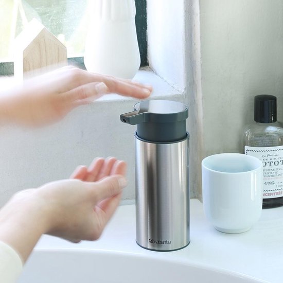 Brabantia Zeeppomp 200 Ml - Matt Steel Fingerprint Proof - Silver