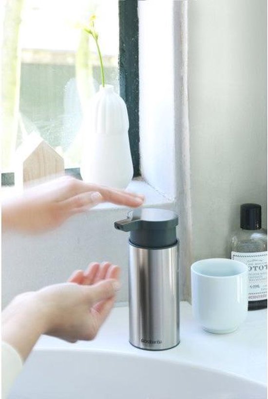 Brabantia Zeeppomp 200 Ml - Matt Steel Fingerprint Proof - Silver