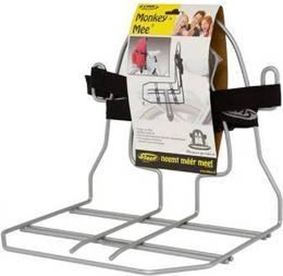 Steco Monkey Mee Bagagerekje Zilver - Silver