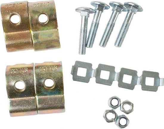 Steco Monkey Mee Bagagerekje Zilver - Silver