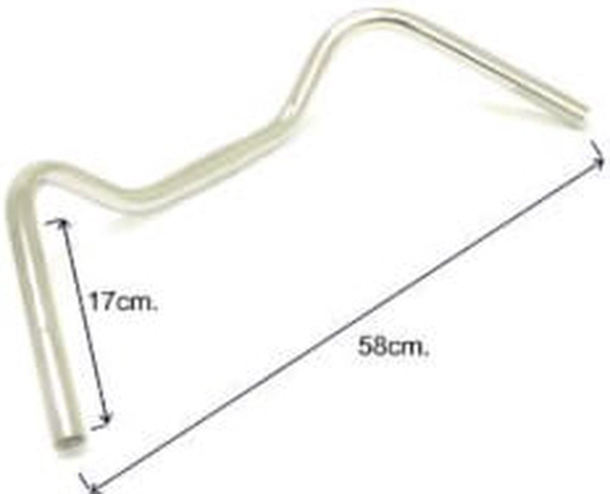 Ergotec Stuur Stadsfiets Stuttgart 22,2/ 555/ 25,4 Mm Chroom