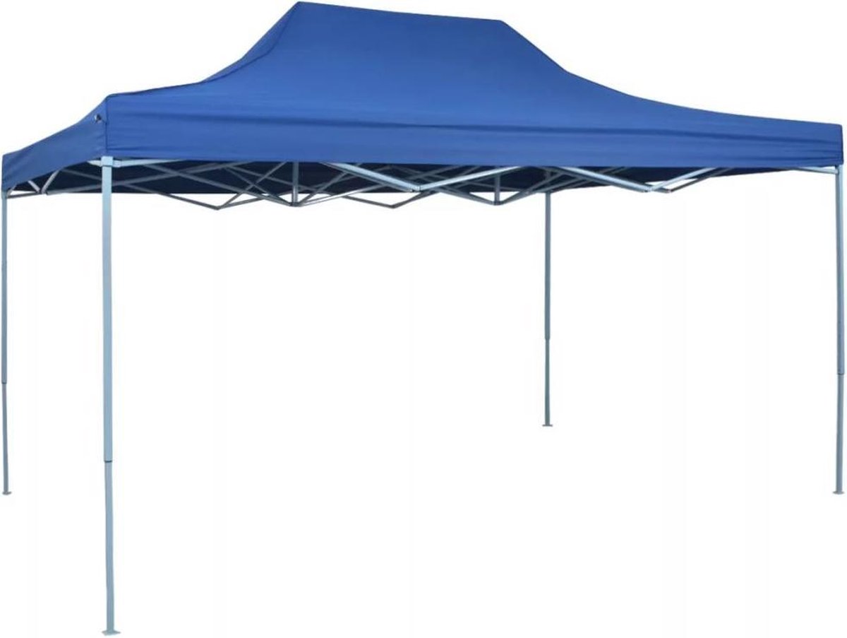 Vidaxl Vouwtent Pop-up 3x4,5 M - Blauw