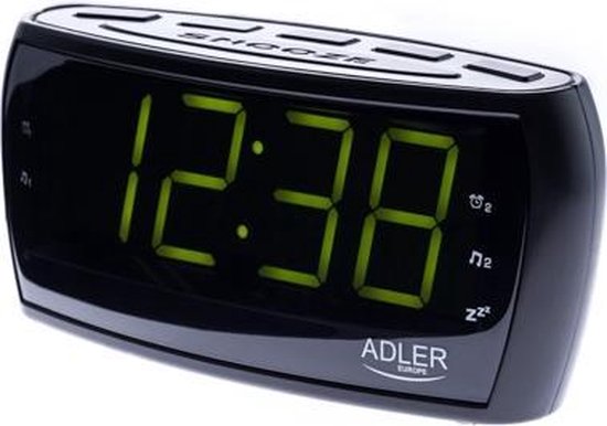 Adler Ad 1121 - Wekkerradio - Negro