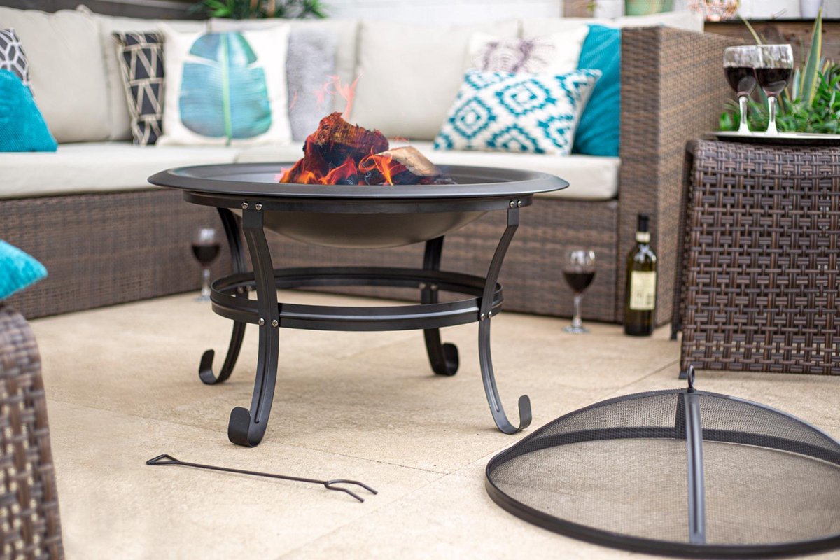 Redfire - Boston Vuurschaal - Ø 75 Cm - Zwart