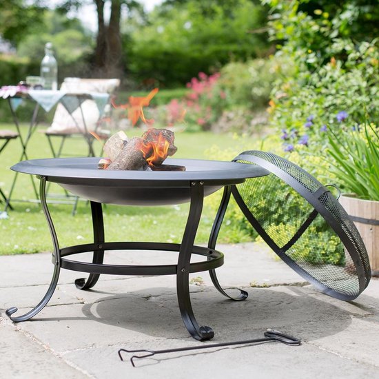 Redfire - Boston Vuurschaal - Ø 75 Cm - Zwart