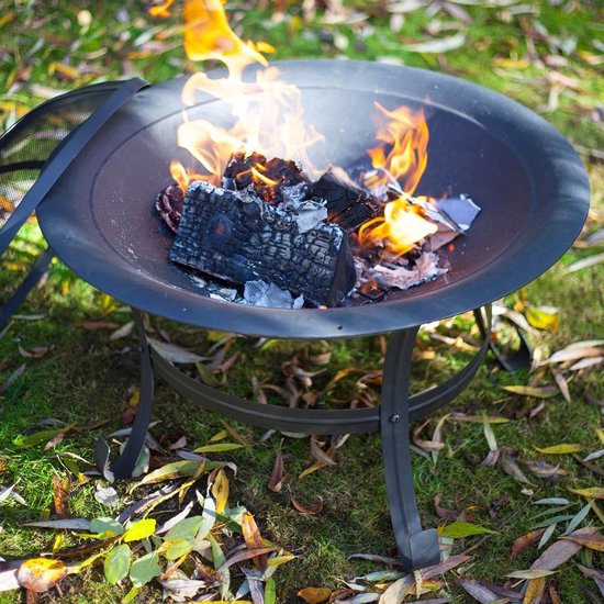 Redfire - Boston Vuurschaal - Ø 75 Cm - Zwart