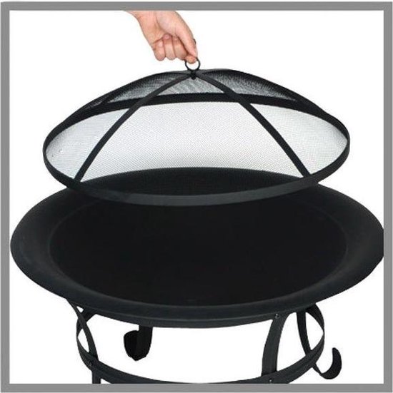 Redfire - Boston Vuurschaal - Ø 75 Cm - Zwart