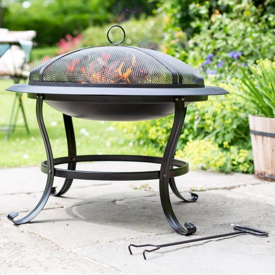 Redfire - Boston Vuurschaal - Ø 75 Cm - Zwart