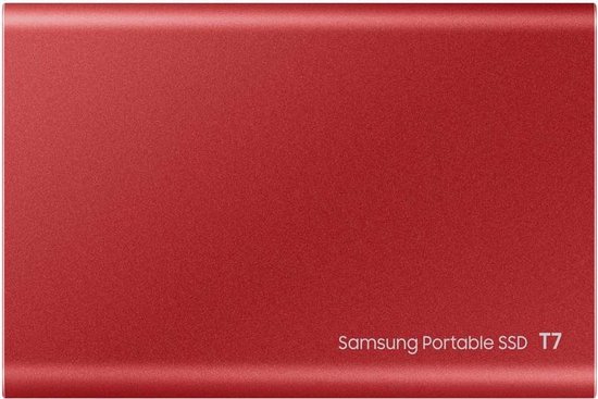 Samsung T7 Portable SSD 1TB - Rood