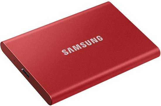 Samsung T7 Portable SSD 1TB - Rood