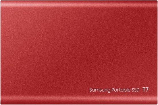 Samsung T7 Portable SSD 1TB - Rood
