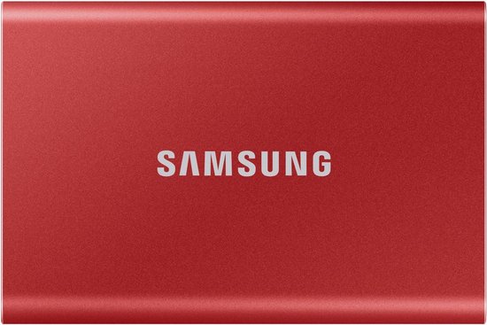 Samsung T7 Portable SSD 1TB - Rojo