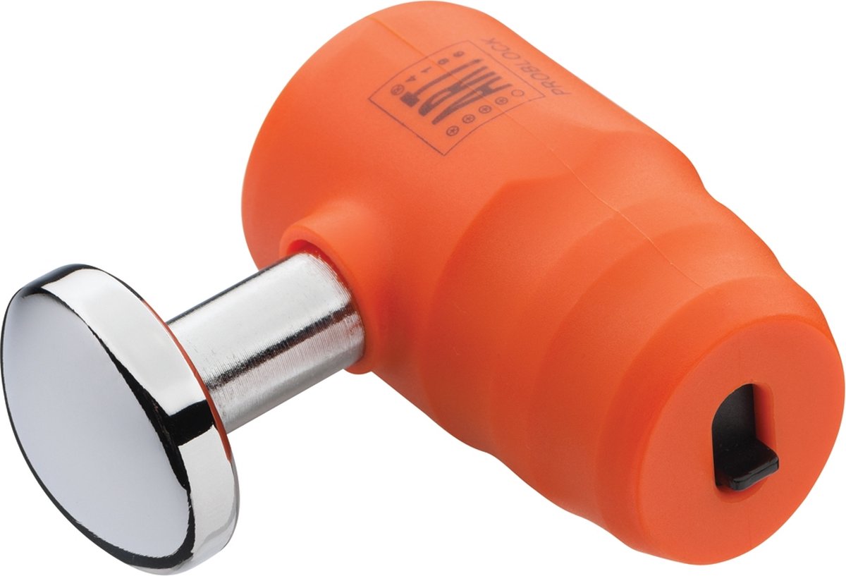 AXA Schijfremslot Problock Art**** - Oranje