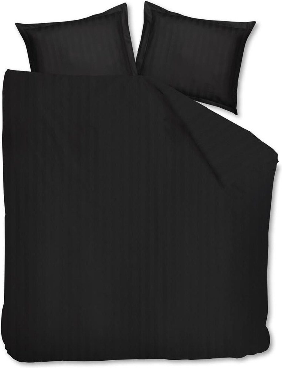 Beddinghouse Shine Dekbedovertrek - 1-persoons (140x200/220 Cm + 1 Sloop) - Zwart