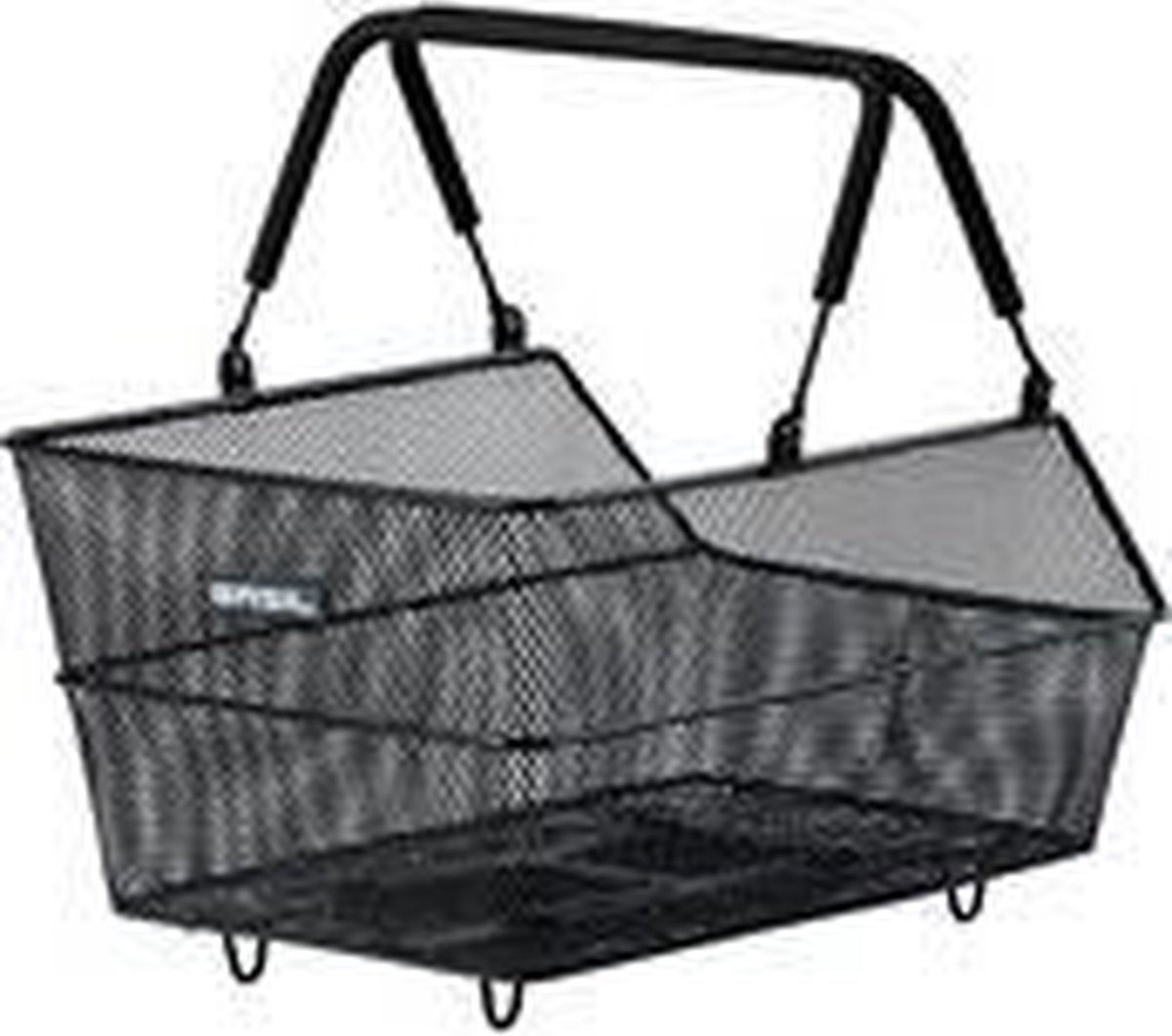 Basil Fietsmand Achter Cento-rattan 21,5 Liter - Bruin