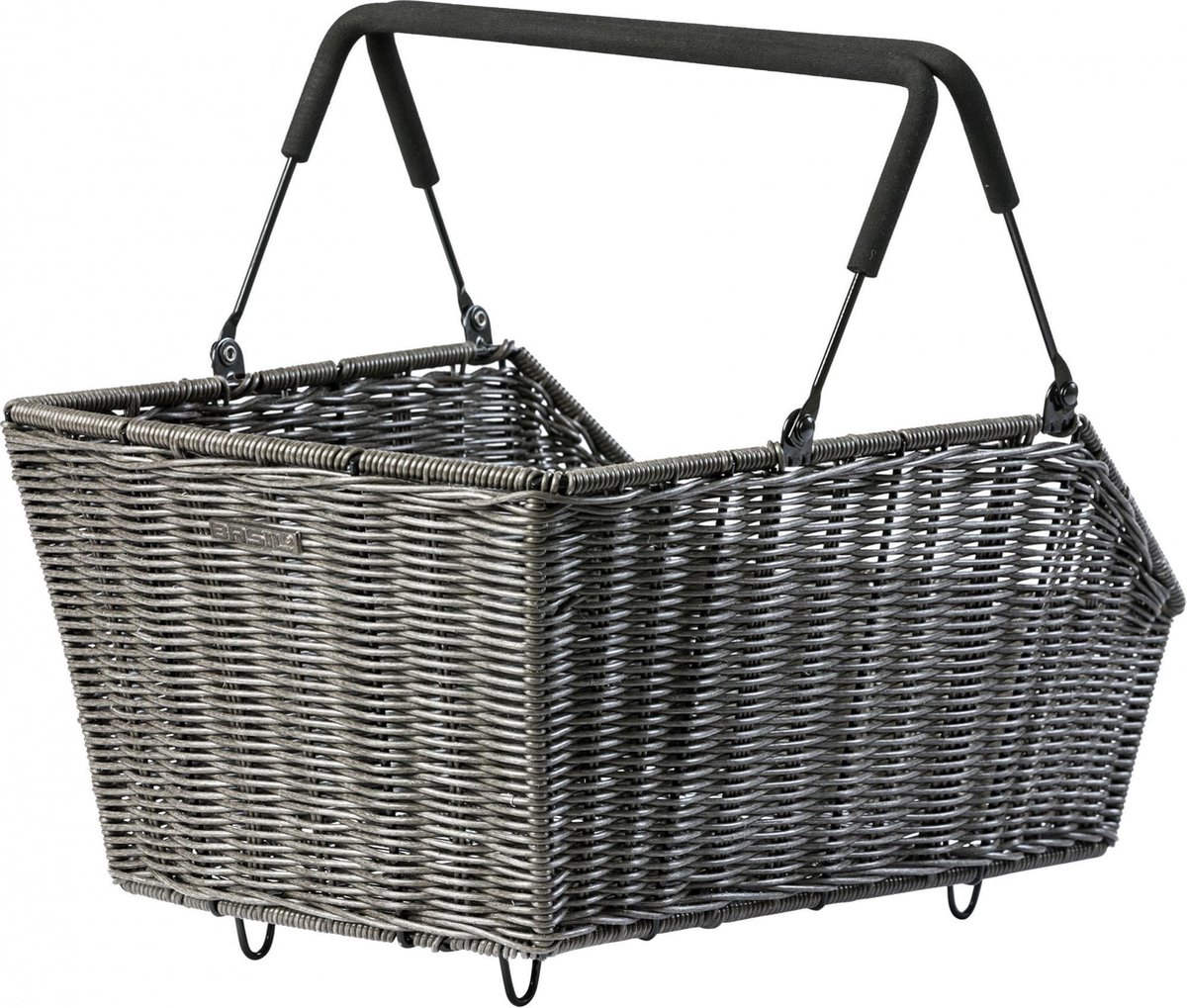 Basil Fietsmand Achter Cento-rattan 21,5 Liter - Bruin