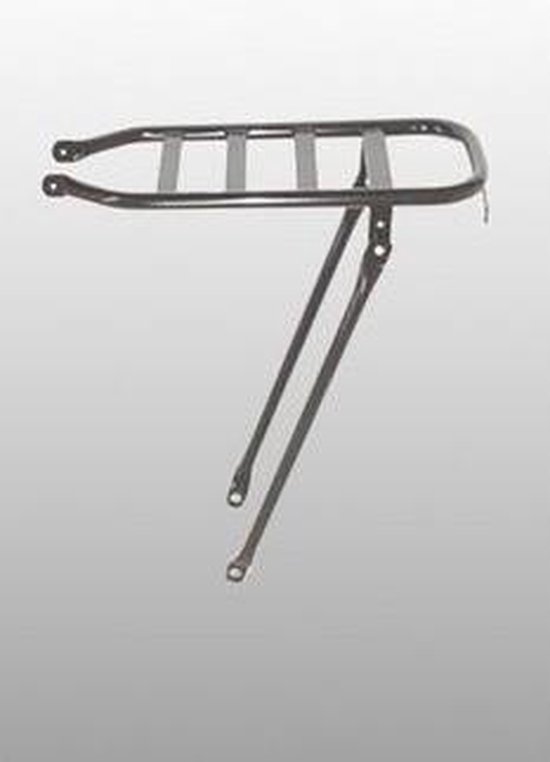 Steco Bagagedrager Achter Ptt Ronde Buis Platte Spil - Zwart