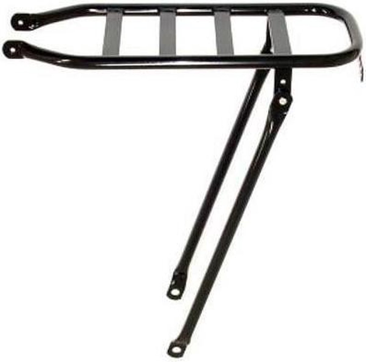 Steco Bagagedrager Achter Ptt Ronde Buis Platte Spil - Zwart