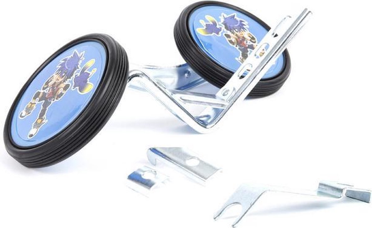 Pexkids Zijwieltjes 12-20 Inch Djeno Pvc - Blauw