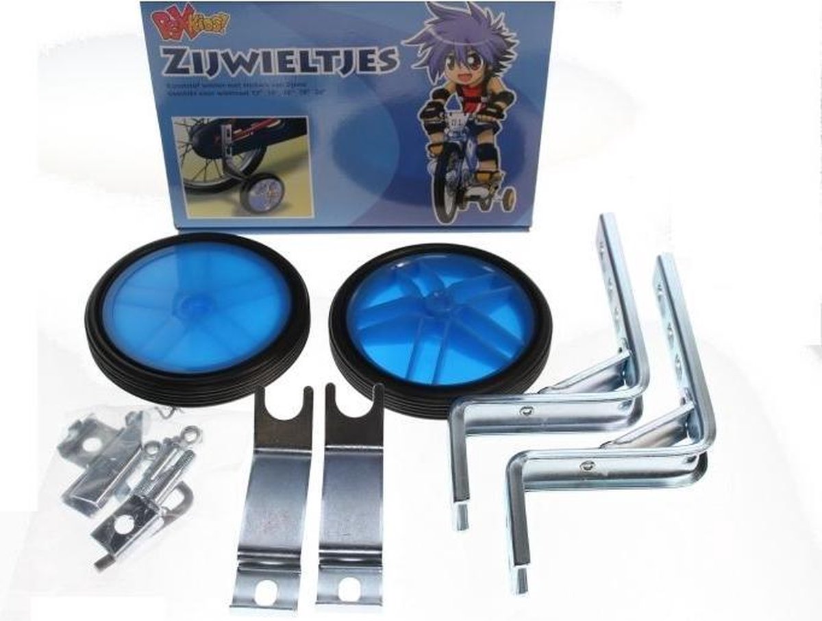 Pexkids Zijwieltjes 12-20 Inch Djeno Pvc - Blauw
