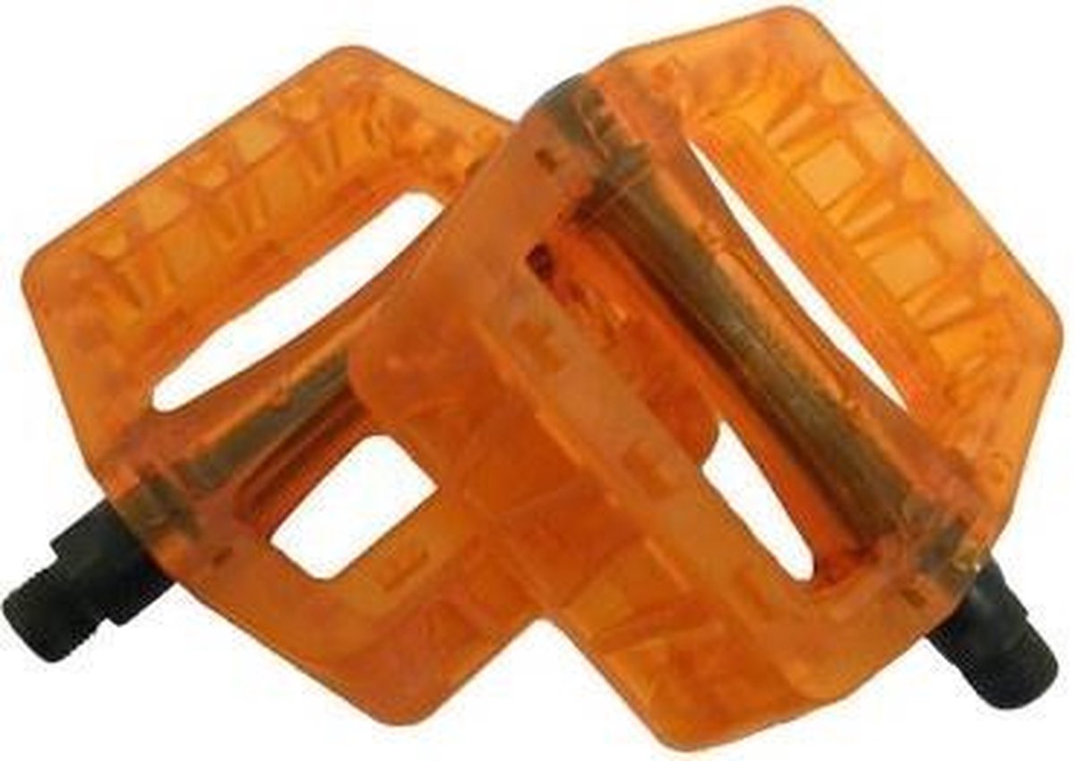 VWP Platformpedaal Bmx Clear 9/16 Inch Per Set - Oranje