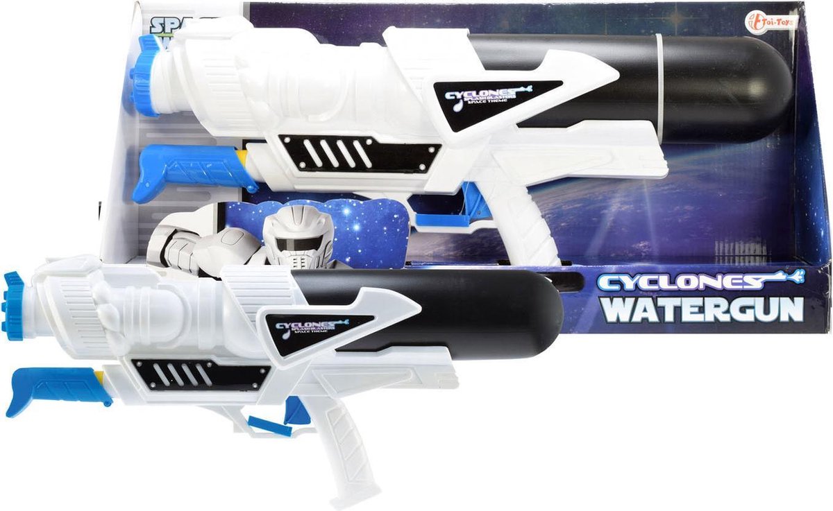 Toi-Toys Watergeweer Cyclones 50 Cm/zwart - Wit