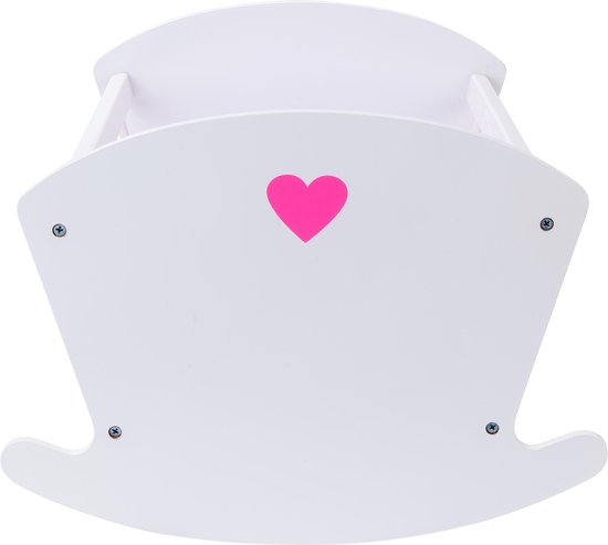 Angel Toys Houten Poppenschommelbedje -/ - Roze