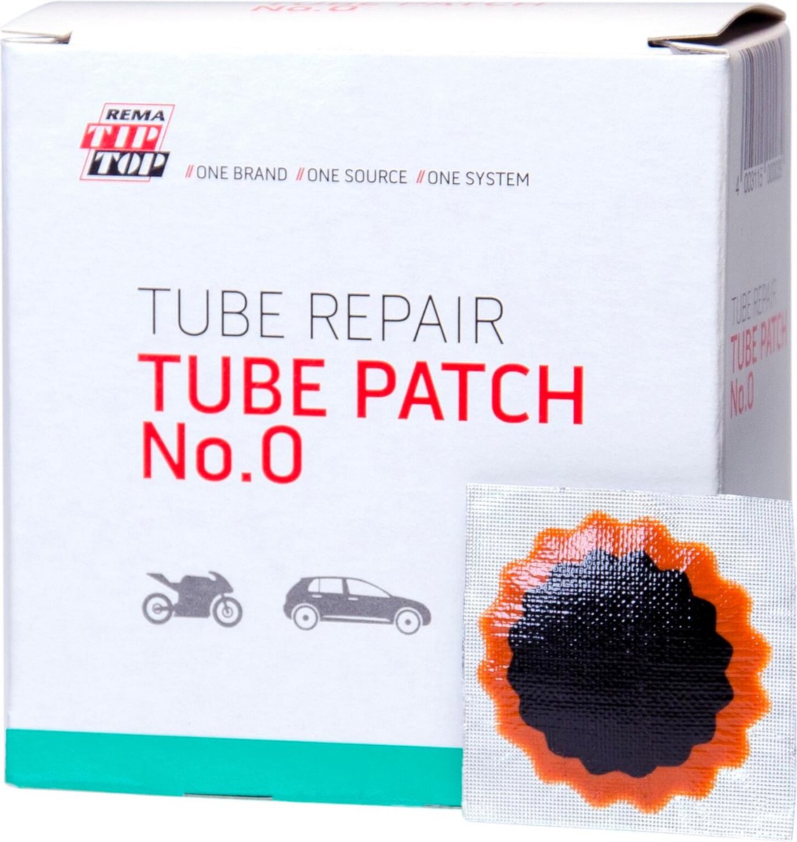 Rema Tip Top Reparatiepleister Fietsband 34 Mm 100 Stuks - Oranje