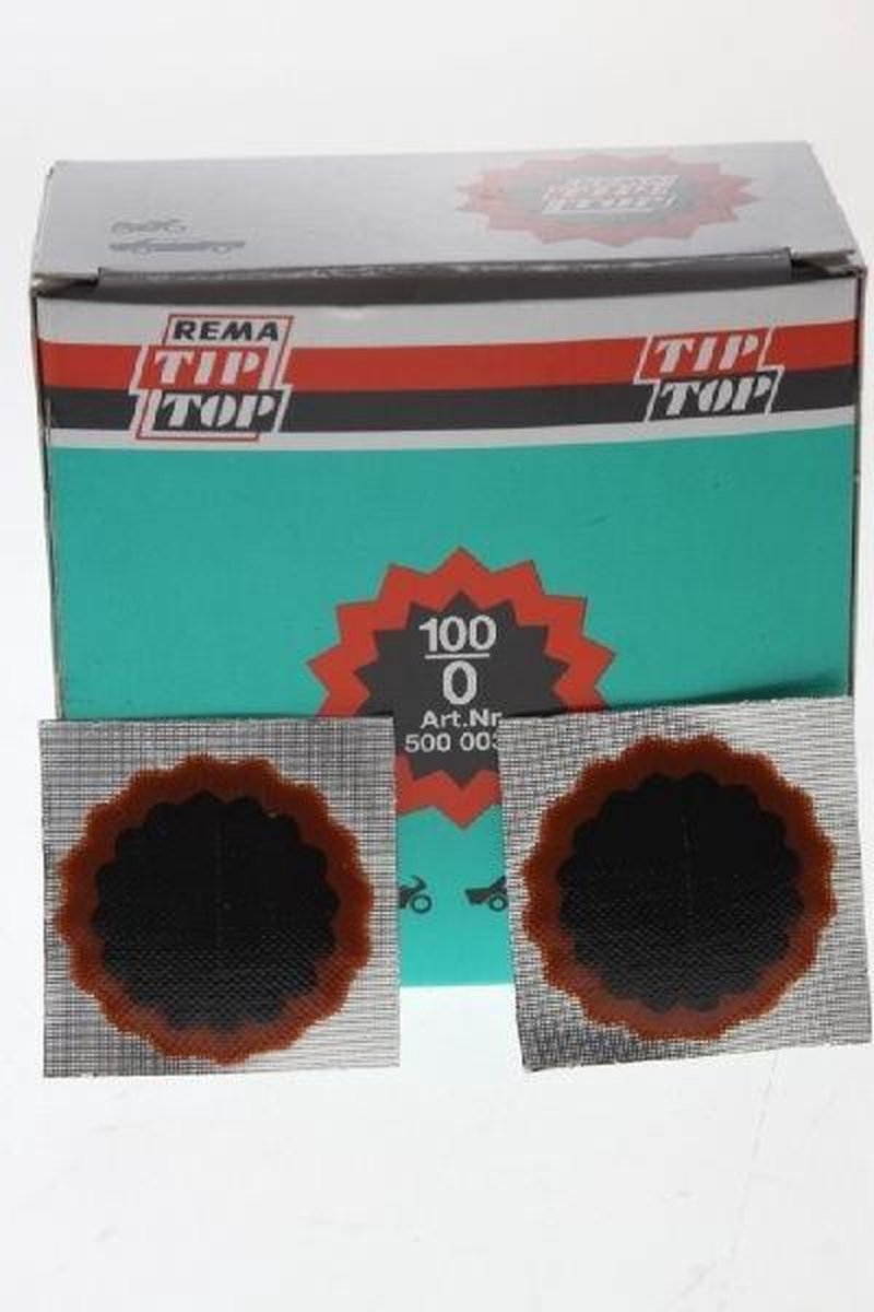 Rema Tip Top Reparatiepleister Fietsband 34 Mm 100 Stuks - Oranje