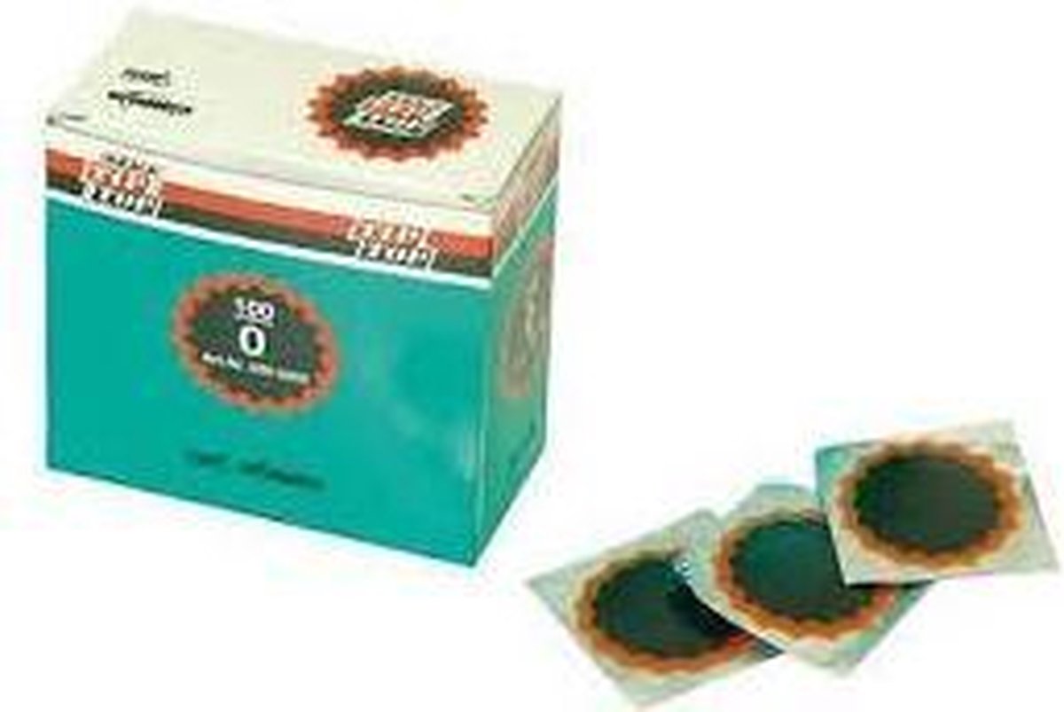 Rema Tip Top Reparatiepleister Fietsband 34 Mm 100 Stuks - Oranje